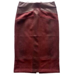 Marc New York Faux Leather Skirt Size Small